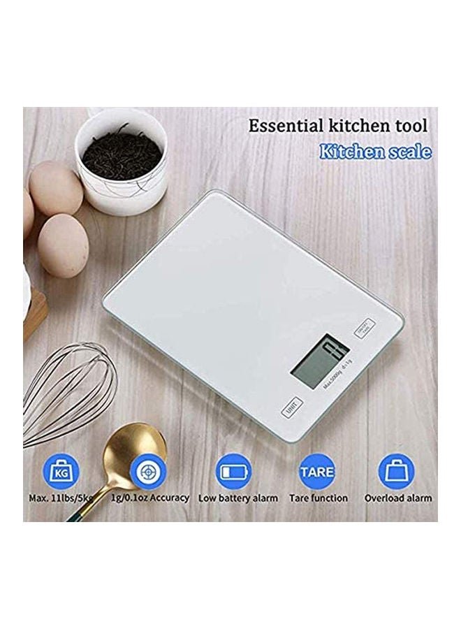 AMERTEER Food Digital Weight Scale White 550grams