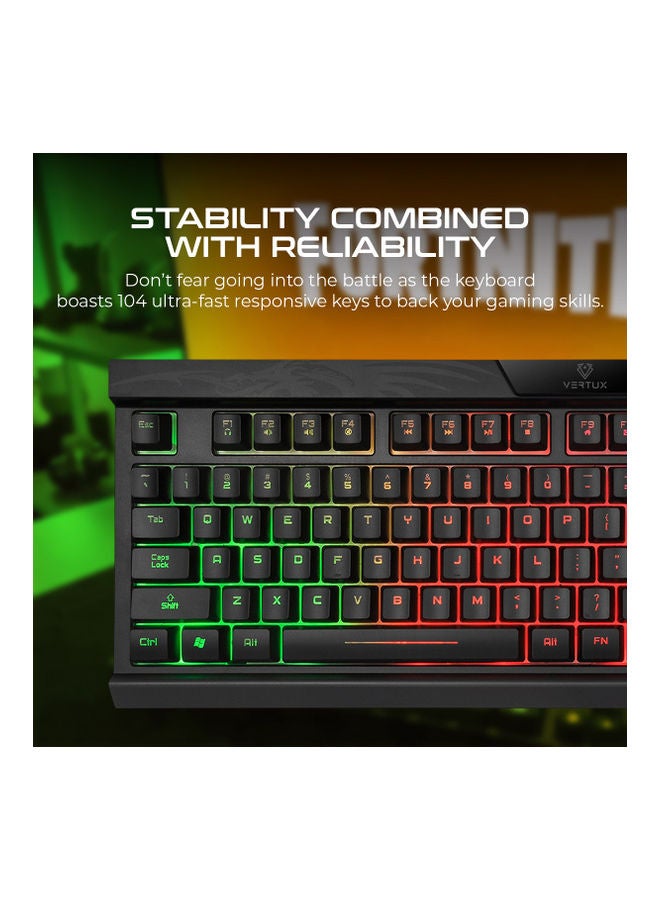 VERTUX Vertux Gaming Keyboard - wired