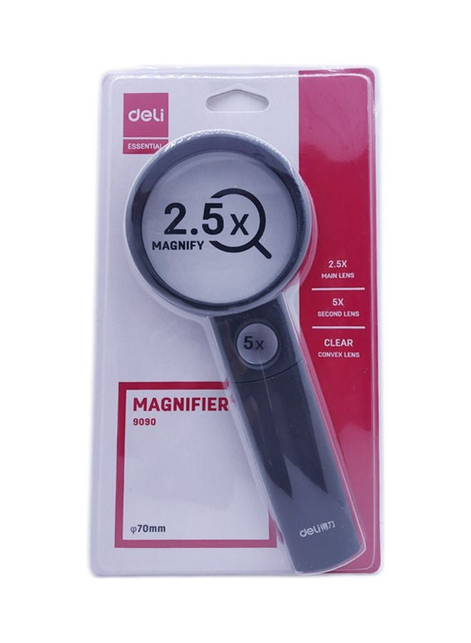 Deli 2.5 Zoom Magnifier Black