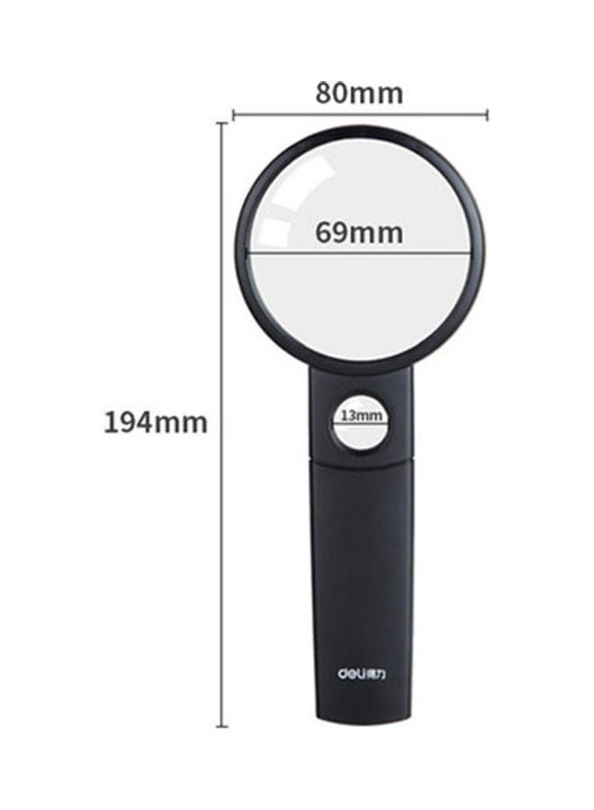 Deli 2.5 Zoom Magnifier Black