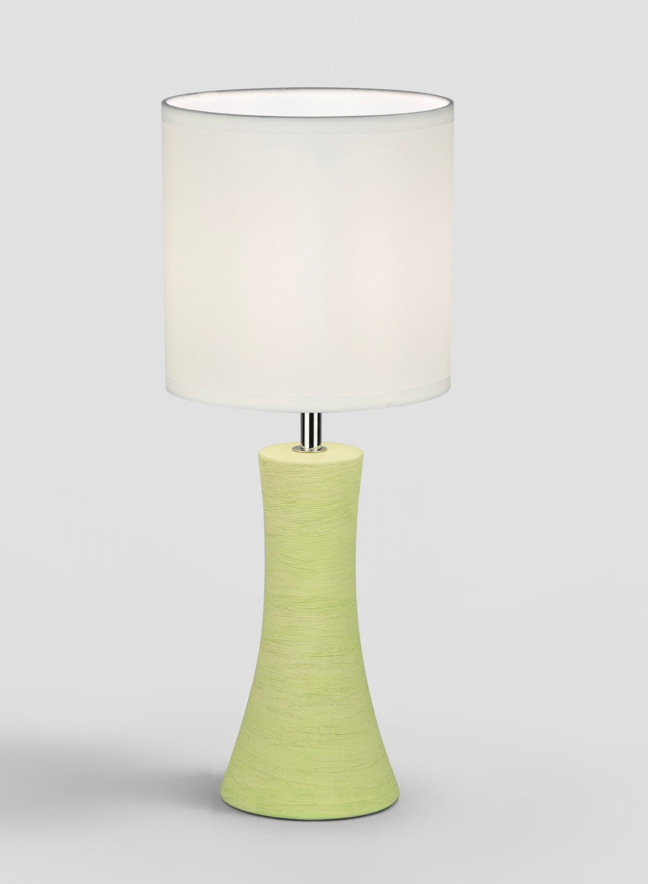 Ebb & Flow Kleiner Ceramic Table Lamp - Green/Off White (16 x 40 cm)