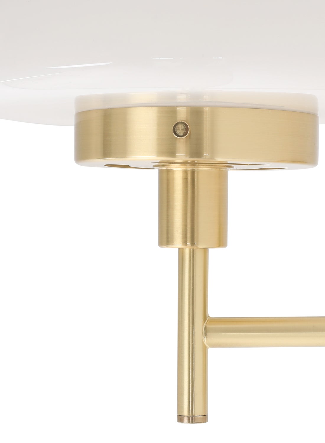 Ebb & Flow Elegant Style Wall Light Unique Luxury Quality Material for the Perfect Stylish Home Gold/White Satin Brass/White