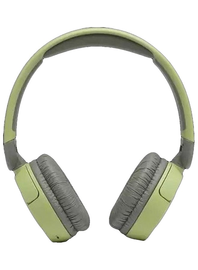 JBL Jr 310Bt Ultra Portable Kids Wireless On-Ear Headphones With Safe Sound - Built In Mic - 30H Battery Green