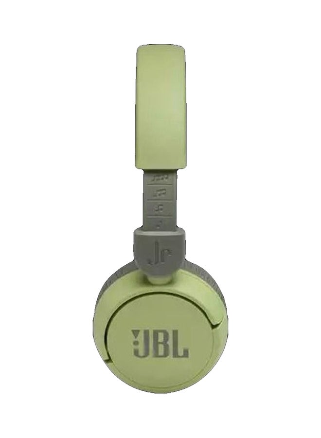 JBL Jr 310Bt Ultra Portable Kids Wireless On-Ear Headphones With Safe Sound - Built In Mic - 30H Battery Green