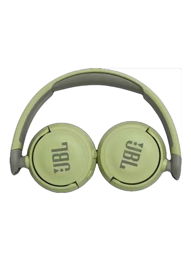 JBL Jr 310Bt Ultra Portable Kids Wireless On-Ear Headphones With Safe Sound - Built In Mic - 30H Battery Green