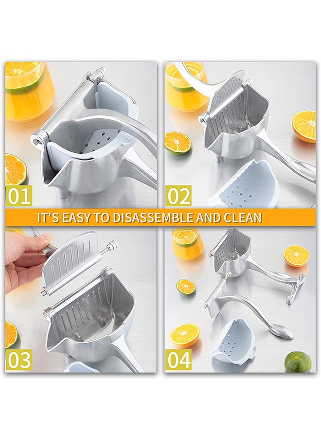 Generic Stainless Steel Manual Juicer Squeezer Silver