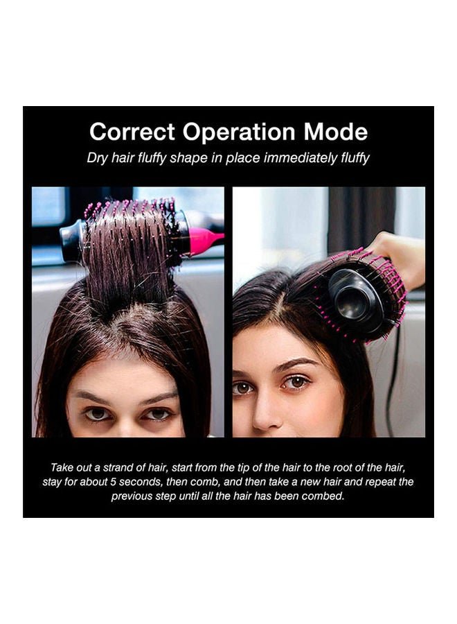 Generic Hot Air Brush With Wire Pink/Black