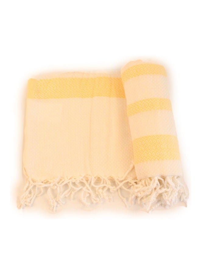 Bonamaison Cotton Turkish Peshtemal Towel - Multicolour 90x180 cm