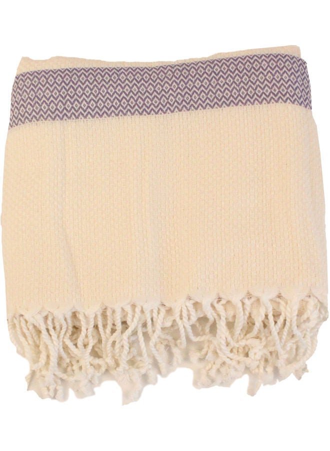 Bonamaison Cotton Turkish Peshtemal Towel - Multicolour 90x180 cm