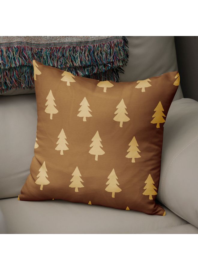 Bonamaison Cushion Cover cotton Multicolour 43x43cm BROWN