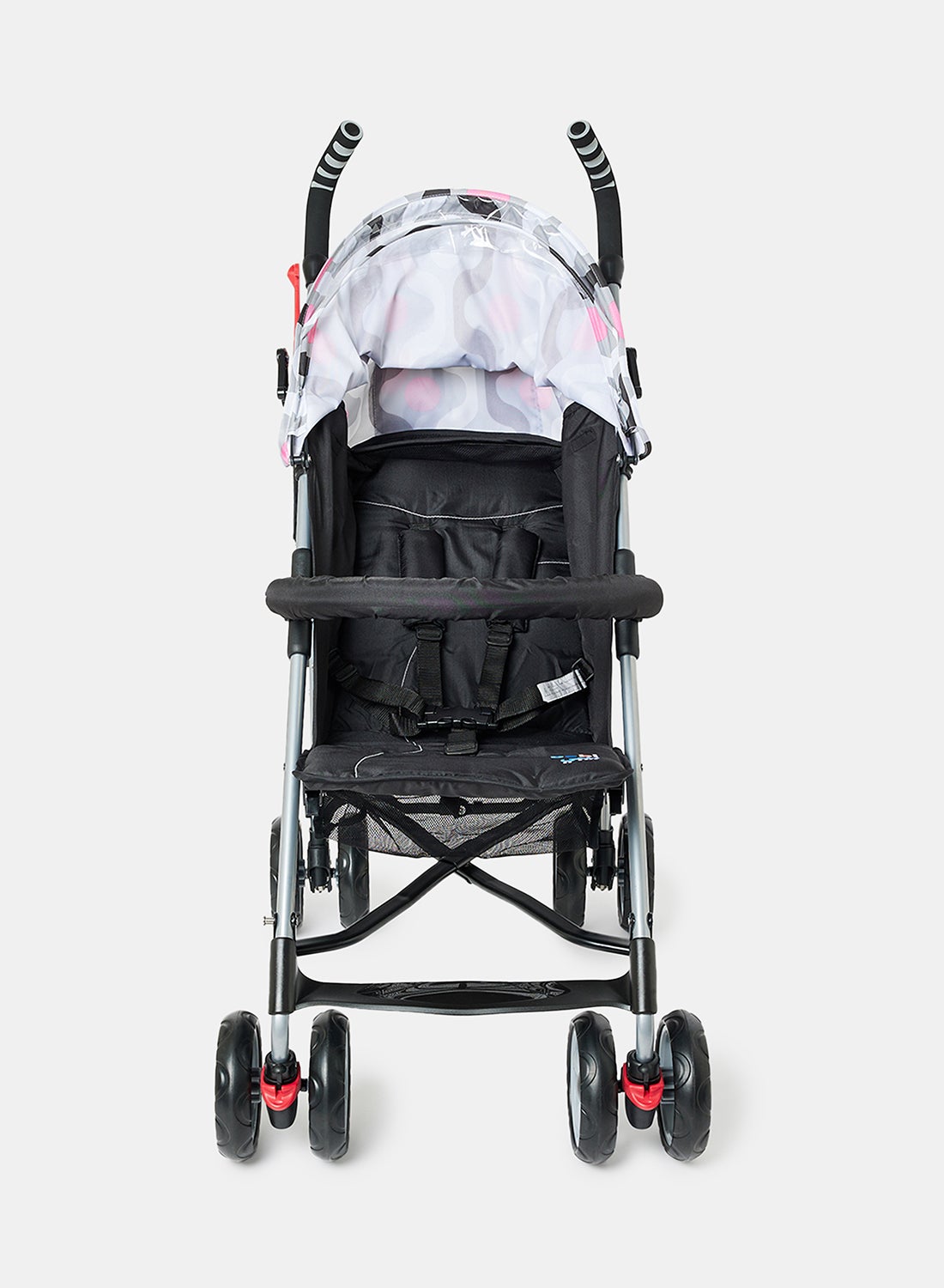 Bebi Foldable Compact Umbrella Reclining Seatback Stroller With Canopy Fit For Newborn Multicolour