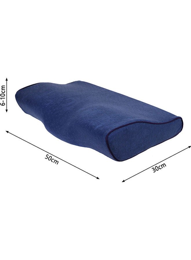 Arabest Orthopedic Cervical Neck Pillow For Pain Sufferers Polyester Blue 50x30x10cm