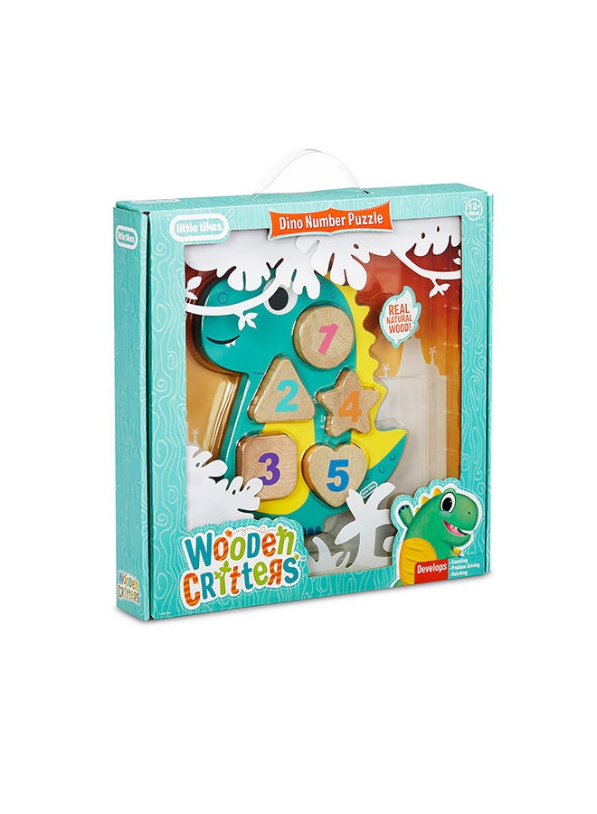 little tikes Wooden Critters Number Puzzle – Assorted