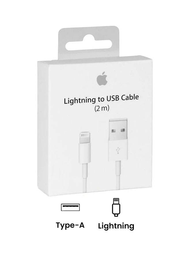 Apple Lightning to USB Cable (2 m) White