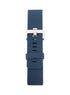 BGM Oblique Texture Silicone Watchband For Fitbit Blaze Watch Large Size, Length: 17-20cm Dark Blue