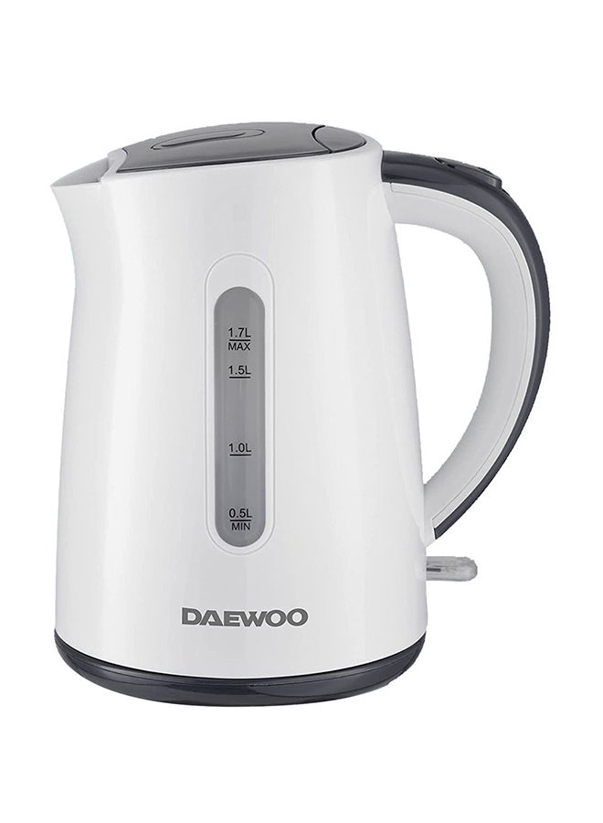 DAEWOO Electric Kettle, Korean Technology 1.7 L 2200 W DEK8805 White Grey