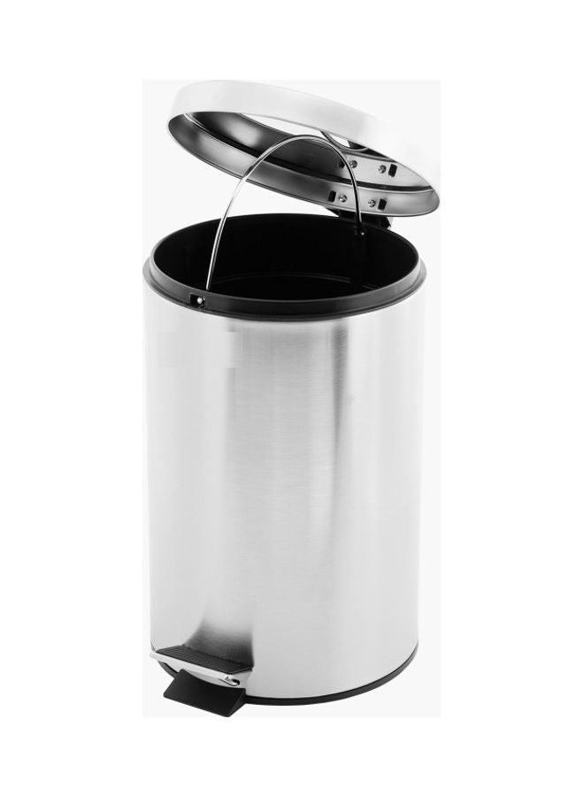 Home Box Stainless Steel Pedal Bin 7 L Silver 32.5 x 21cm