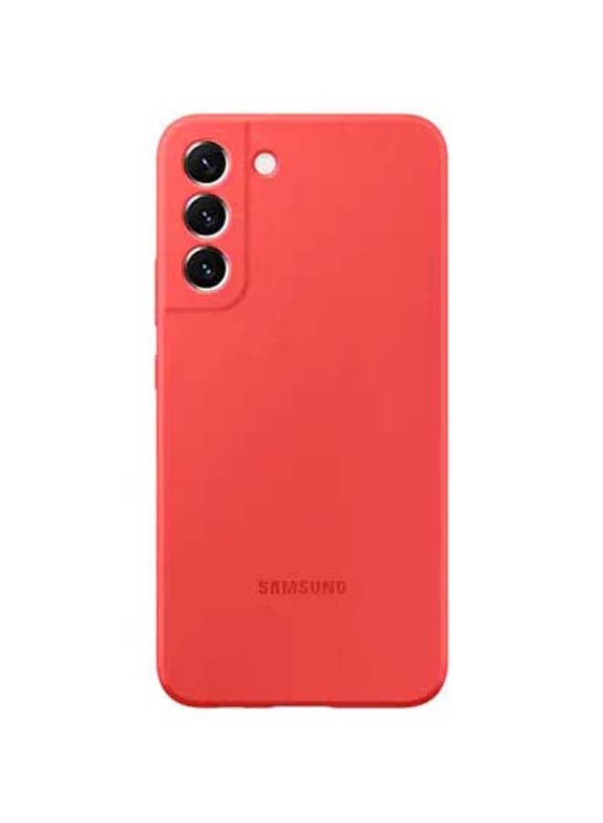 Samsung Protective Silicone Case Cover For S22 Plus glow red