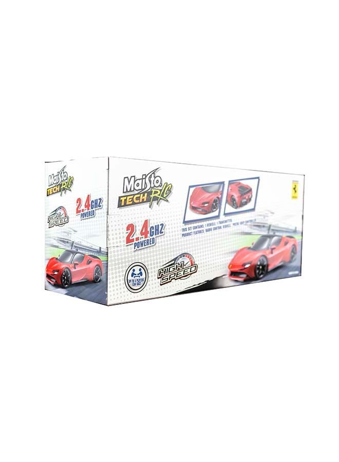 Maisto Premium High Speed Ferrari SF 90 Stradle 1:24 Scale Remote Control RC Car 32x13x11cm