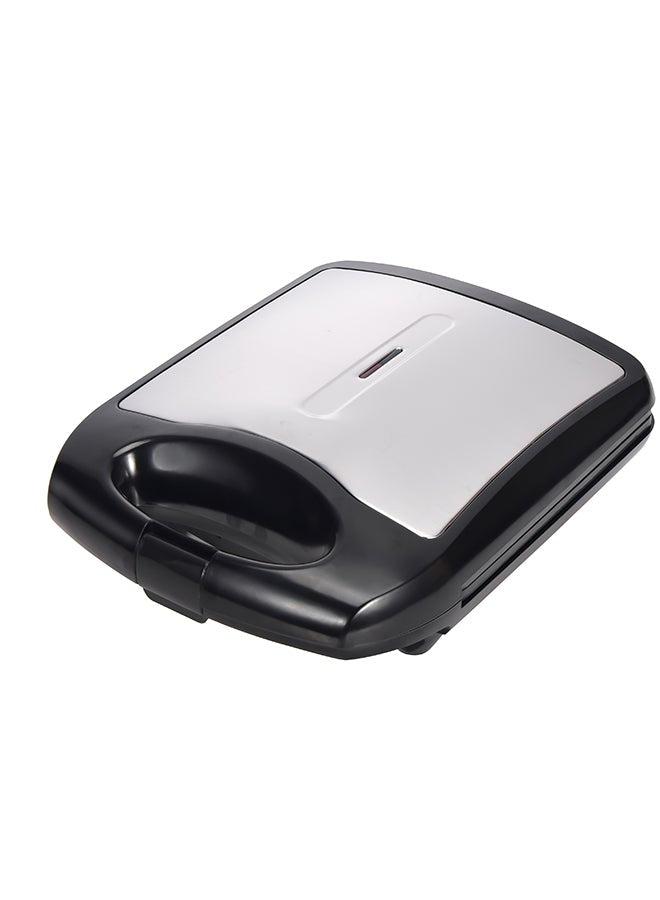 DAEWOO 4 Slice Sandwich Maker Fixed With Grill Plate 1400 W DSM8110 Black/Silver