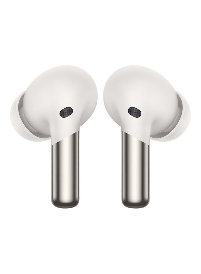 OnePlus Buds Pro 2R Wireless Earphones with Up to 39 Hours of Battery Life, Smart Adaptive Noise Cancellation, and Spatial Audio - Misty White