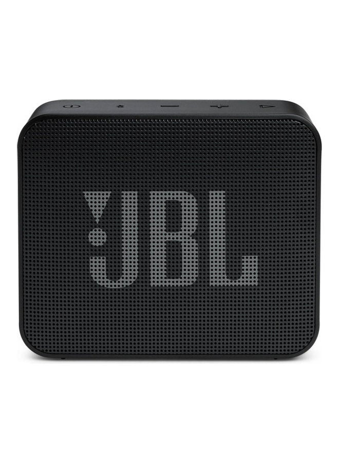 مكبر صوت محمول مقاوم للماء JBL Go Essential - صوت JBL Pro الأصلي مع جهير عميق، مقاوم للماء بمعيار IPX7، بث لاسلكي، بطارية تدوم 5 ساعات - أسود