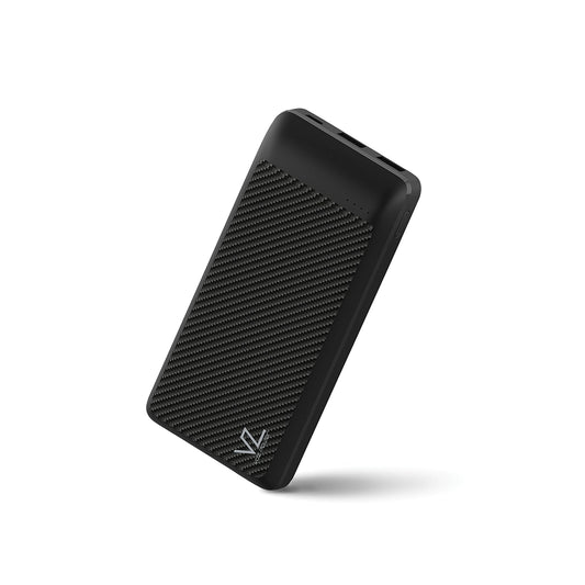 Voz VZPD20X6 20000Mah Power Bank with PD+QC 3.0 Fast Charging, Black