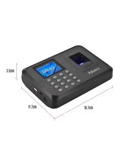 Aibecy Biometric Fingerprint Password Attendance Machine Black