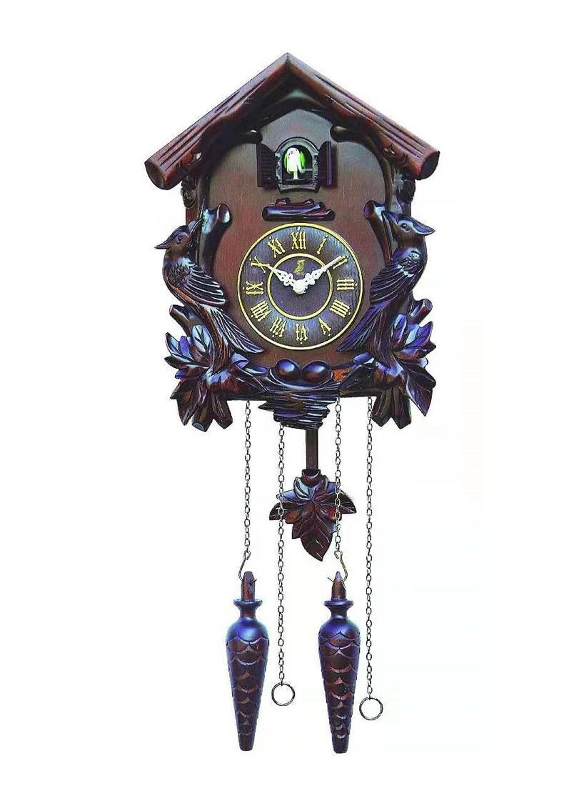 Organized Home Handcrafted Wood Cuckoo Clock