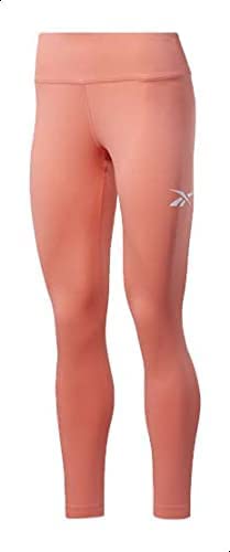 Reebok Legging femme Linear Logo, Twisted Coral, L