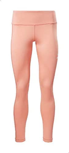 Reebok Legging femme Linear Logo, Twisted Coral, L