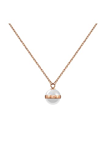 Aspiration necklace rose gold white dial