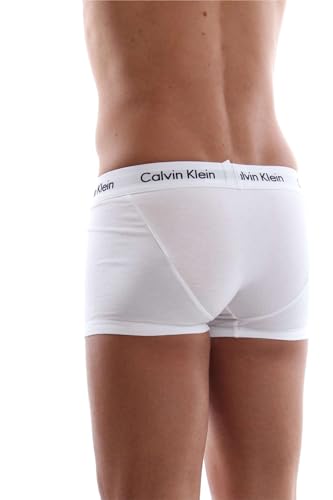 Calvin Klein Men's 3P Low Rise Trunks (pack of 3) , WHITE , XS