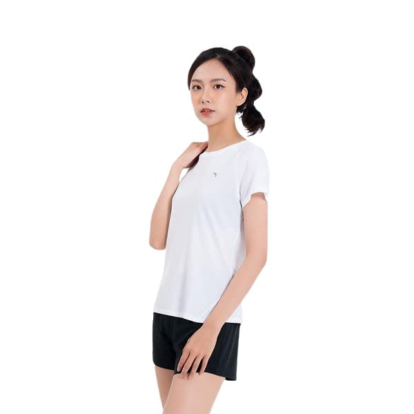 ANTA SS TEE For WOMEN, PURE WHITE, XL, PURE WHITE, XL