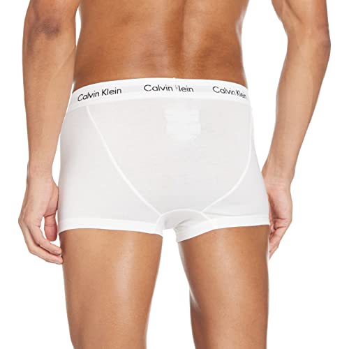 Calvin Klein Men's 3P Low Rise Trunks (pack of 3) , WHITE , XS