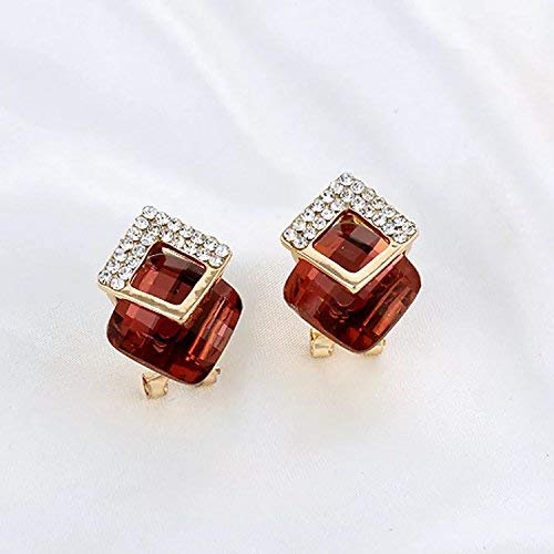 YouBella Jewellery Gold Plated Crystal Earrings for Girls and Women