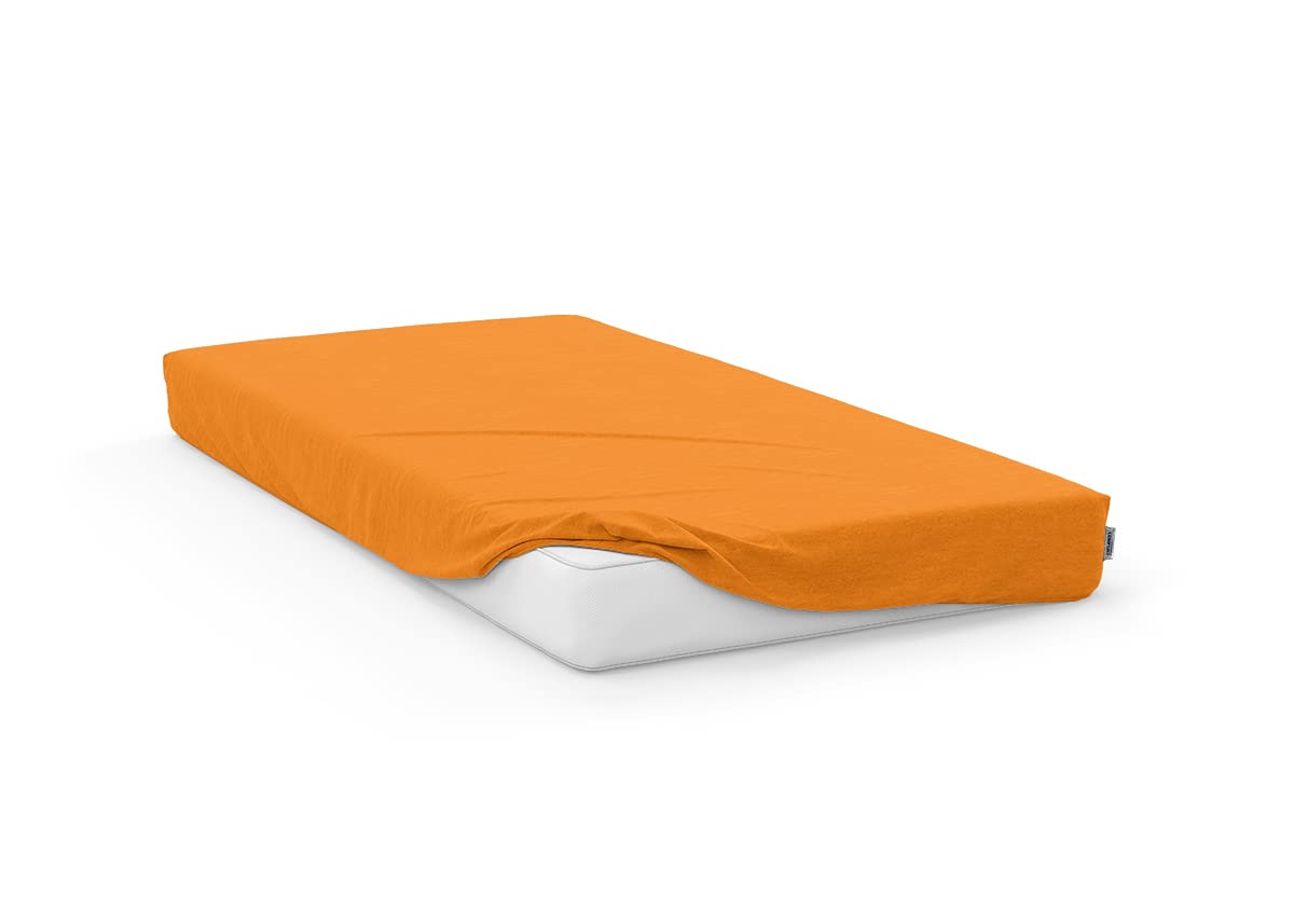 continental comfort Bed sheet fitted 150 TC cotton Orange 120x200