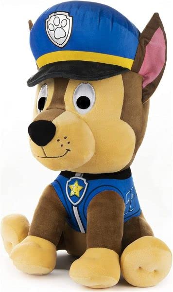 Gund paw patrol chase plush stuffed animal dog large, 16.5'