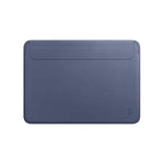 Wiwu skin pro ii pu leather sleeve for macbook 13.3", navy blue