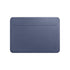 Wiwu skin pro ii pu leather sleeve for macbook 13.3", navy blue