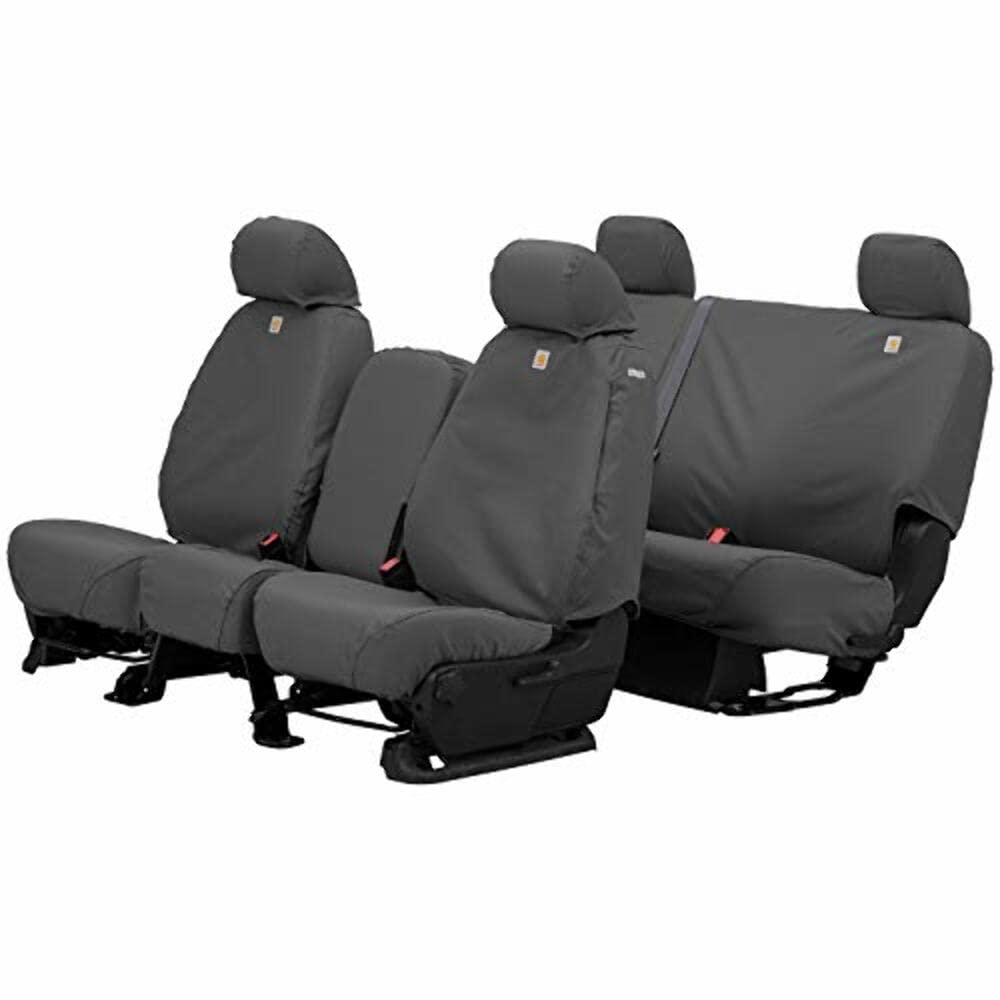 Covercraft Carhartt Seatsaver Custom Seat Covers | Ssc2509Cagy | 1St Row Bucket Seats | Compatible With Select Toyota Tacoma Models, Gravel  ‎Covercraft   