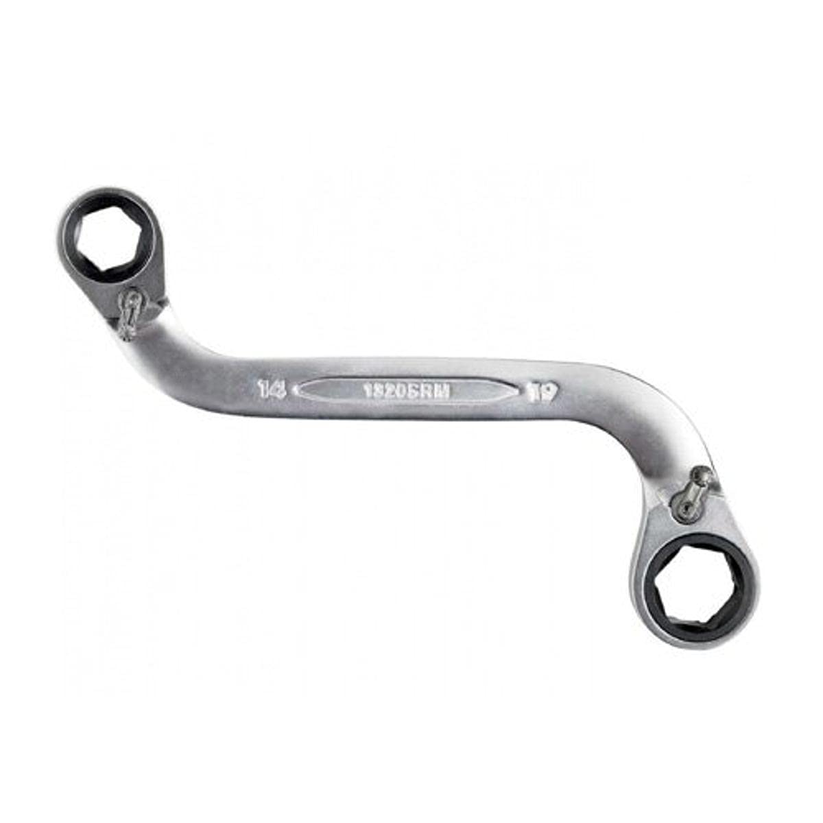 Bahco S Type Racheting Box Wrench, Silver, 1320Srm-14-19  Bahco   