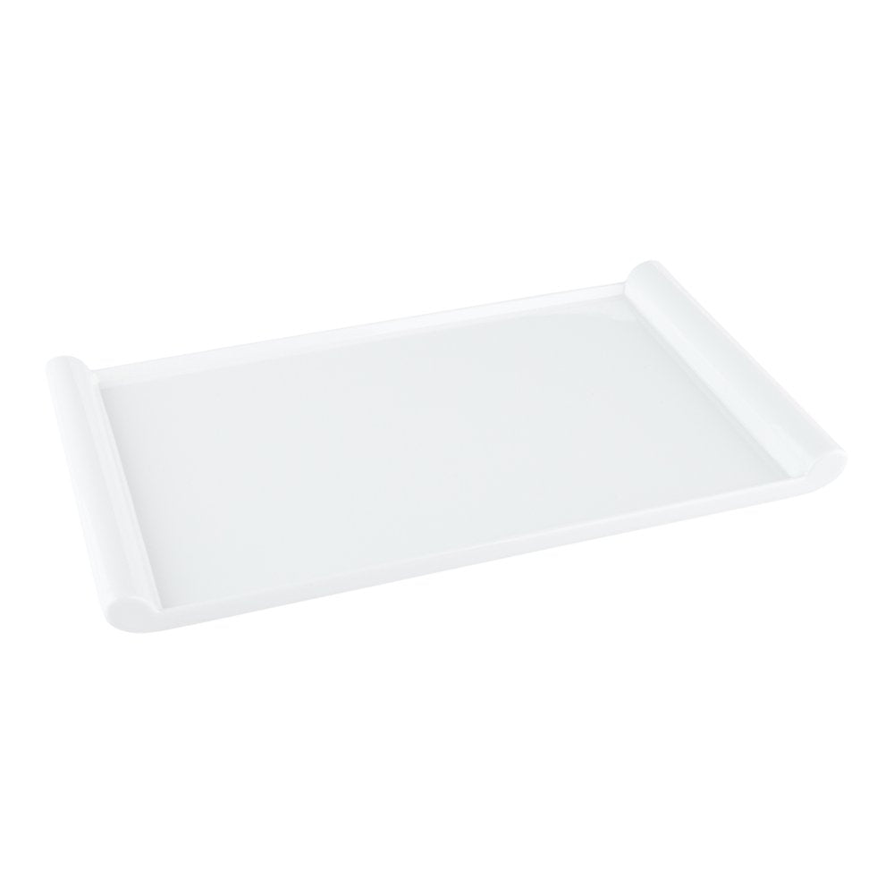 Rectangular Melamine Plate, White Plate - 12 Inch Small Japonais 10Ct Box Restaurantware  ‎Restaurantware   