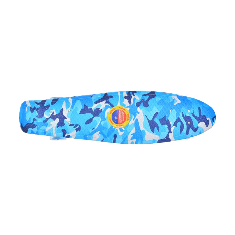 A01-452 Skateboard With Colorful LED Light Up Wheels For Unisex children - Multi Color