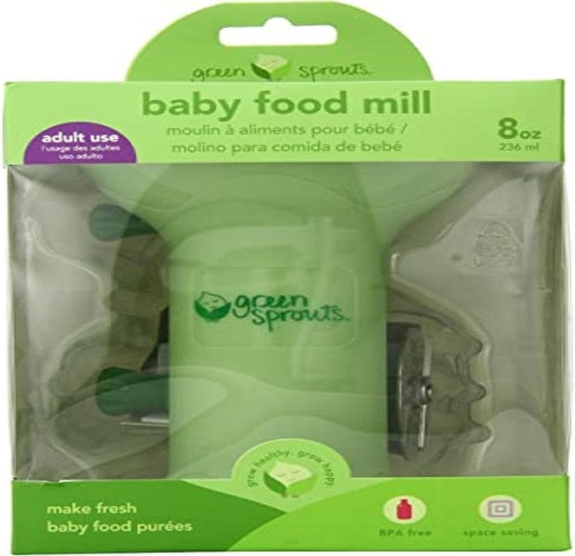 Green Sprouts Baby Fresh Baby Food Mill-Green-Adult Use Only, Piece Of 1