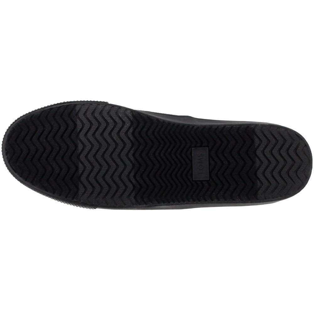 TOMS Canvas Men's Baja Slip On Shoes - Black - 10015000