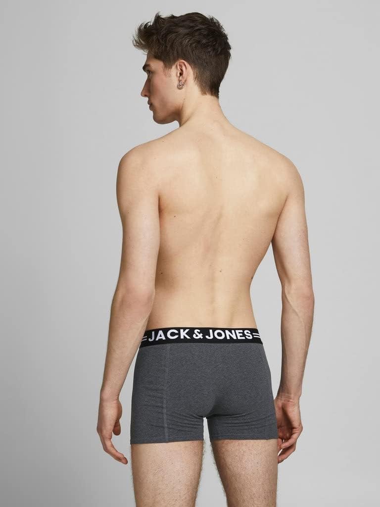 Jack & Jones mens Jaclichfield Trunks 3 Pack (Pack Of 3)