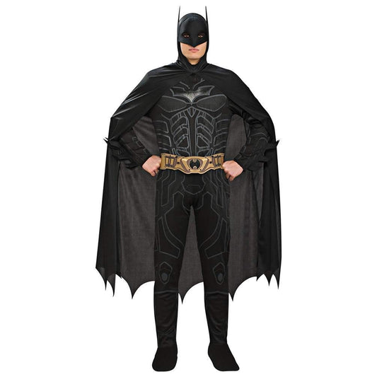 Rubie's Batman: The Dark Knight Trilogy Adult Batman Costume, Black, One size