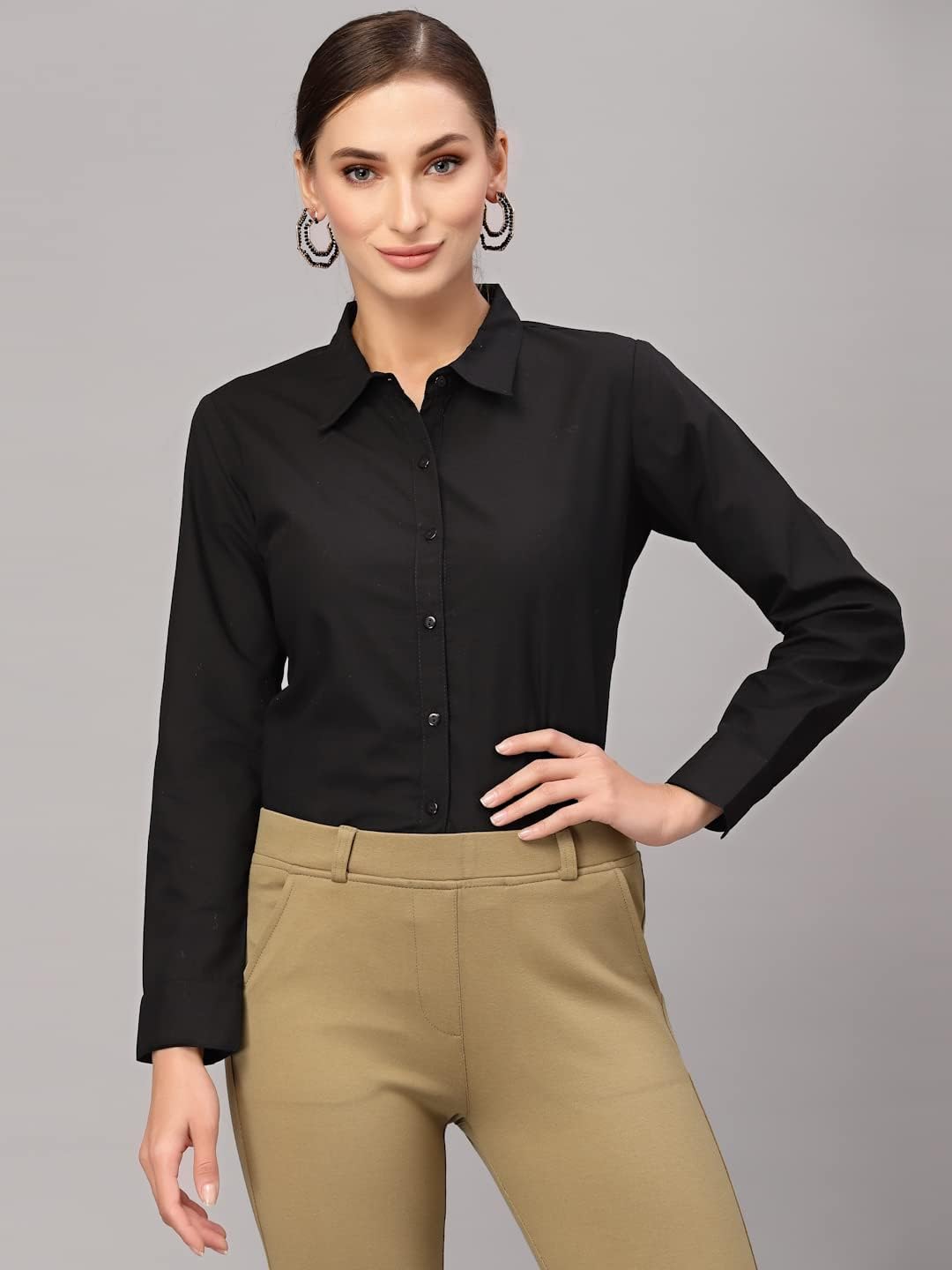 Krave Women Classic Formal Shirt