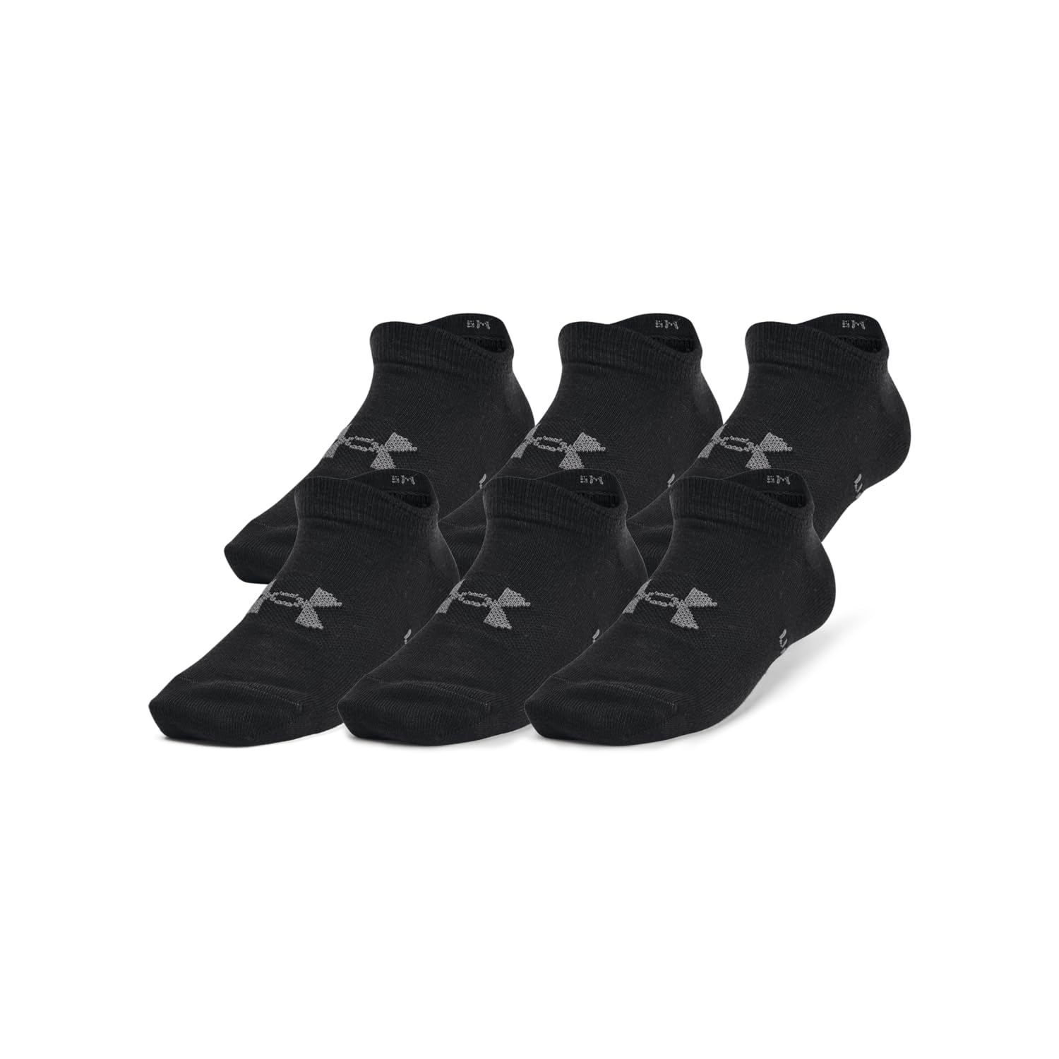 Under Armour Unisex Child UA Yth Essential No Show 6pk No Show